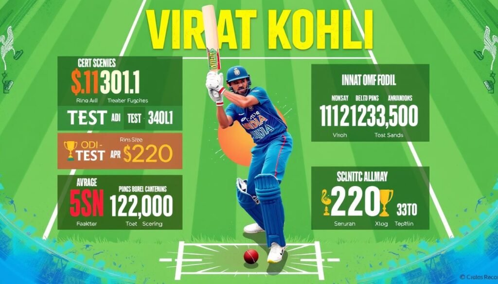 virat kohli records list in all format
