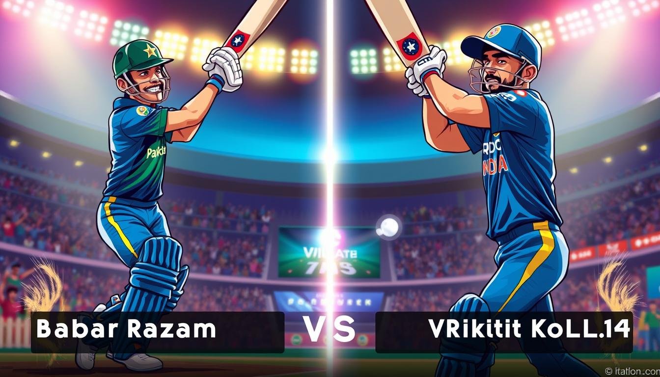 virat kohli vs babar azam