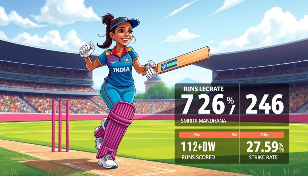 Smriti Mandhana Statistics : Beautiful Indian Cricket Girl